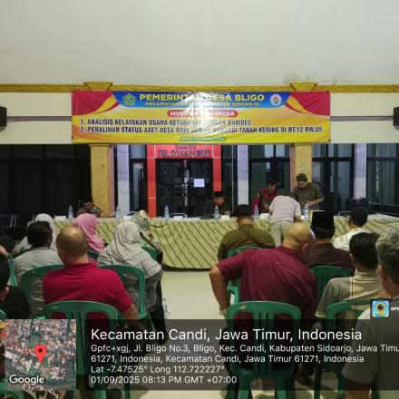 MUSDES ANALISA KELAYAKAN USAHA HANPAN BUMDES & PERALIHAN STATUS ASET DESA 
